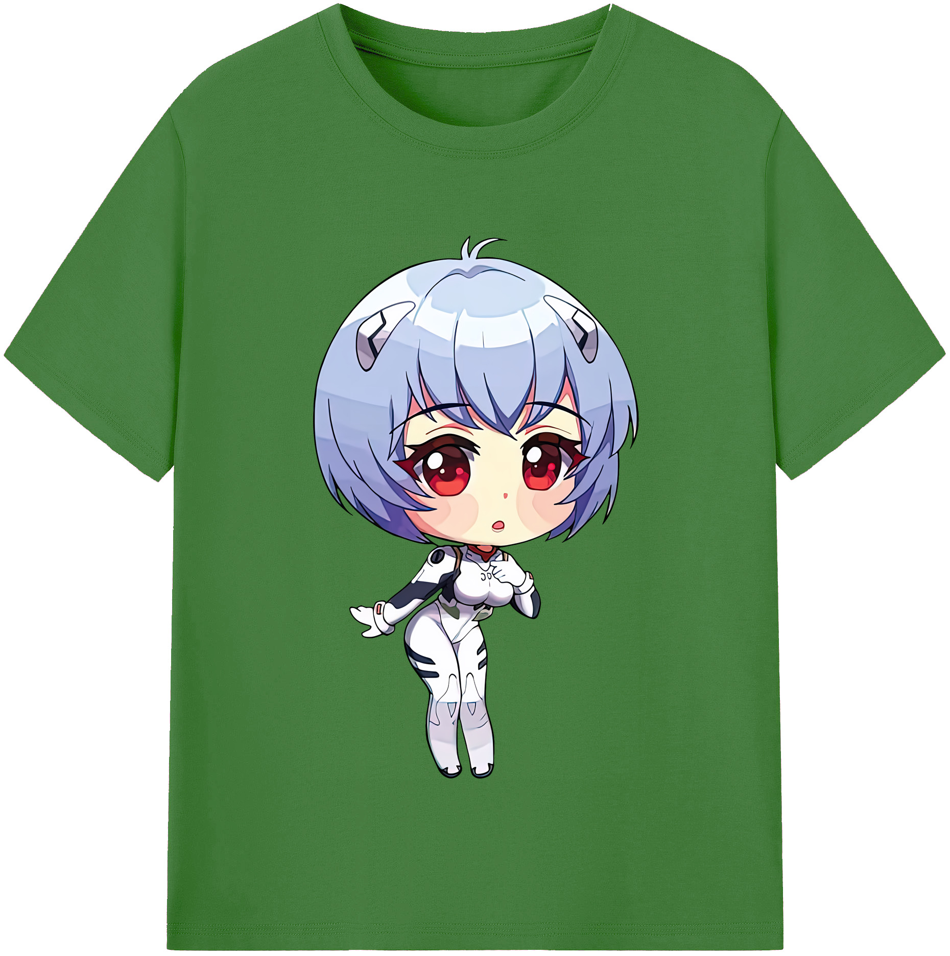 （画像用） EVA 新世紀エヴァンゲリオン レディースカジュアルプリントTシャツ（綿100％）